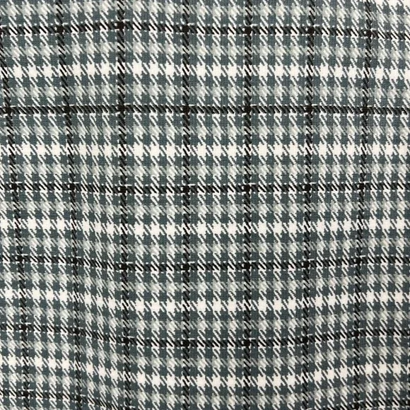 NWT Liverpool Bia Knit Pencil Skirt Herringbone Plaid Blue Gray White 8 - Picture 3 of 11